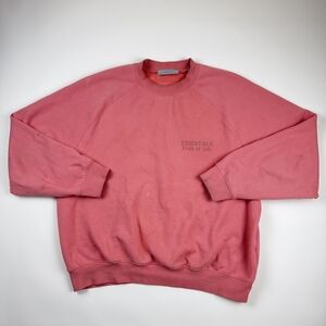 Essentials logo-print crewneck sweatshirt